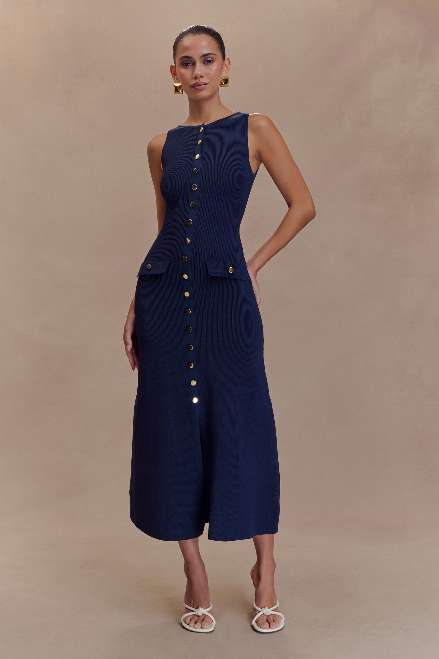 Sawyer Buttoned Maxi Dress
