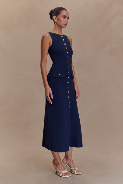 Sawyer Buttoned Maxi Dress