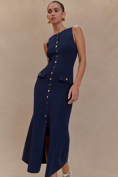 Sawyer Buttoned Maxi Dress