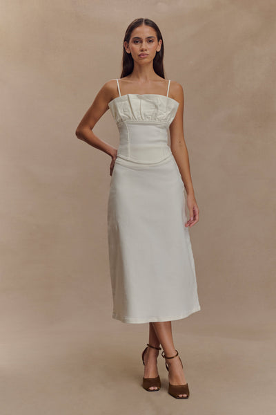Cecilia Denim Midi Skirt