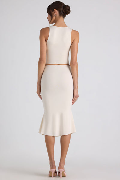 Modal Bow-Detail Crop Top
